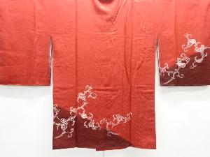 未使用品　菊唐草模様絵羽道行コート